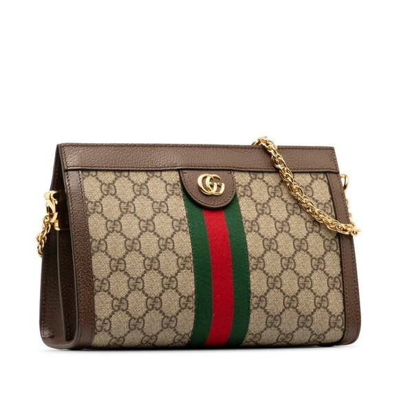 Authentic Gucci GG Supreme Ophidia Chain Shoulder Bag - Picture 2 of 8
